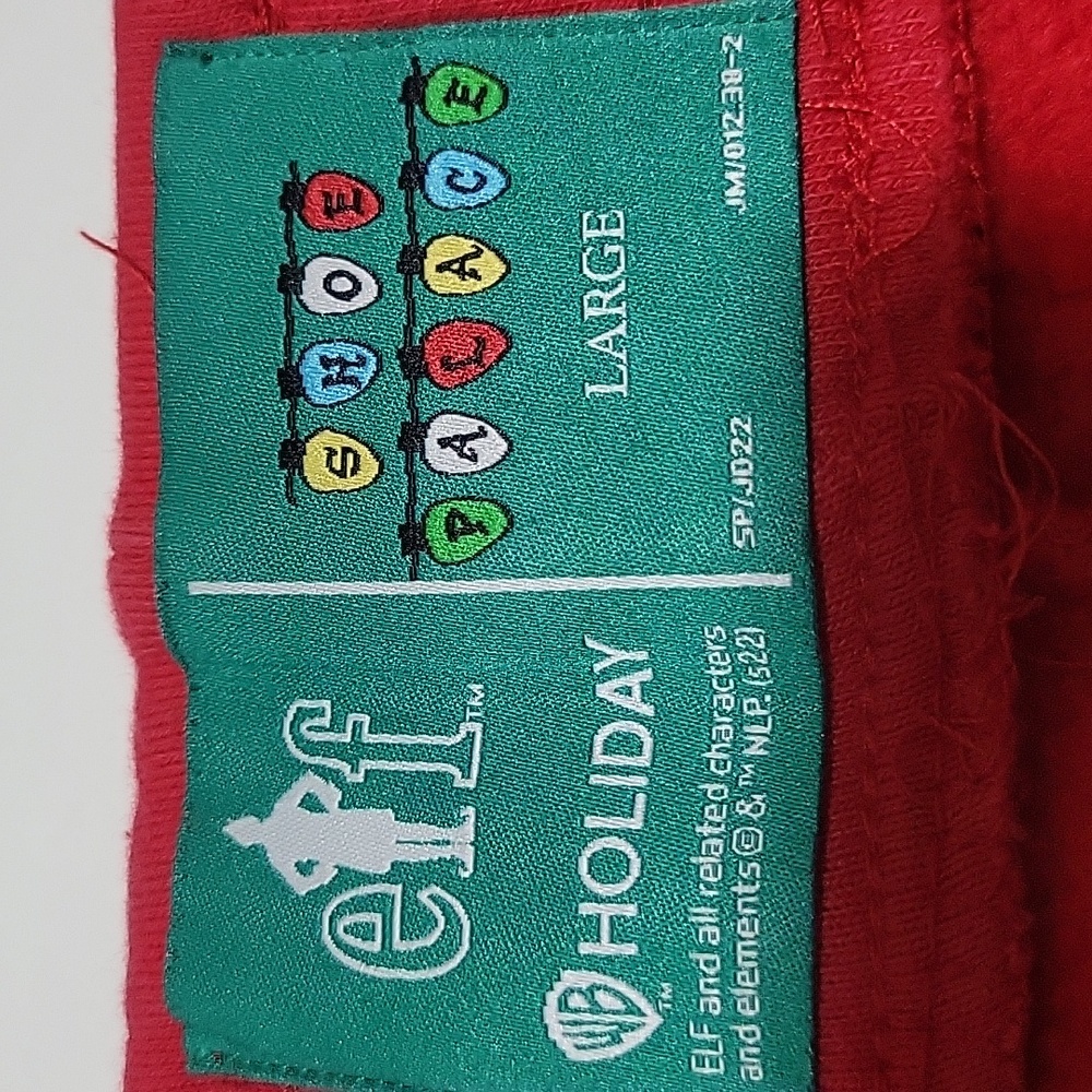Shoe Palace ELF MOVIE thick Joggers OMG Santa Christmas - Picture 2 of 15
